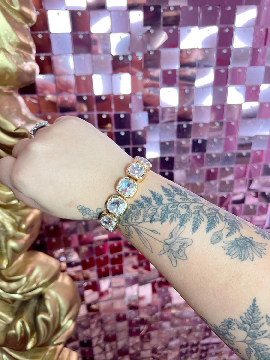 The Alexa Rhinestone Stretch Bracelet