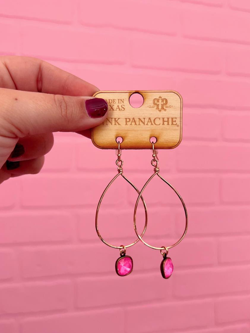 The Jamie Austrian Crystal Teardrop Earring