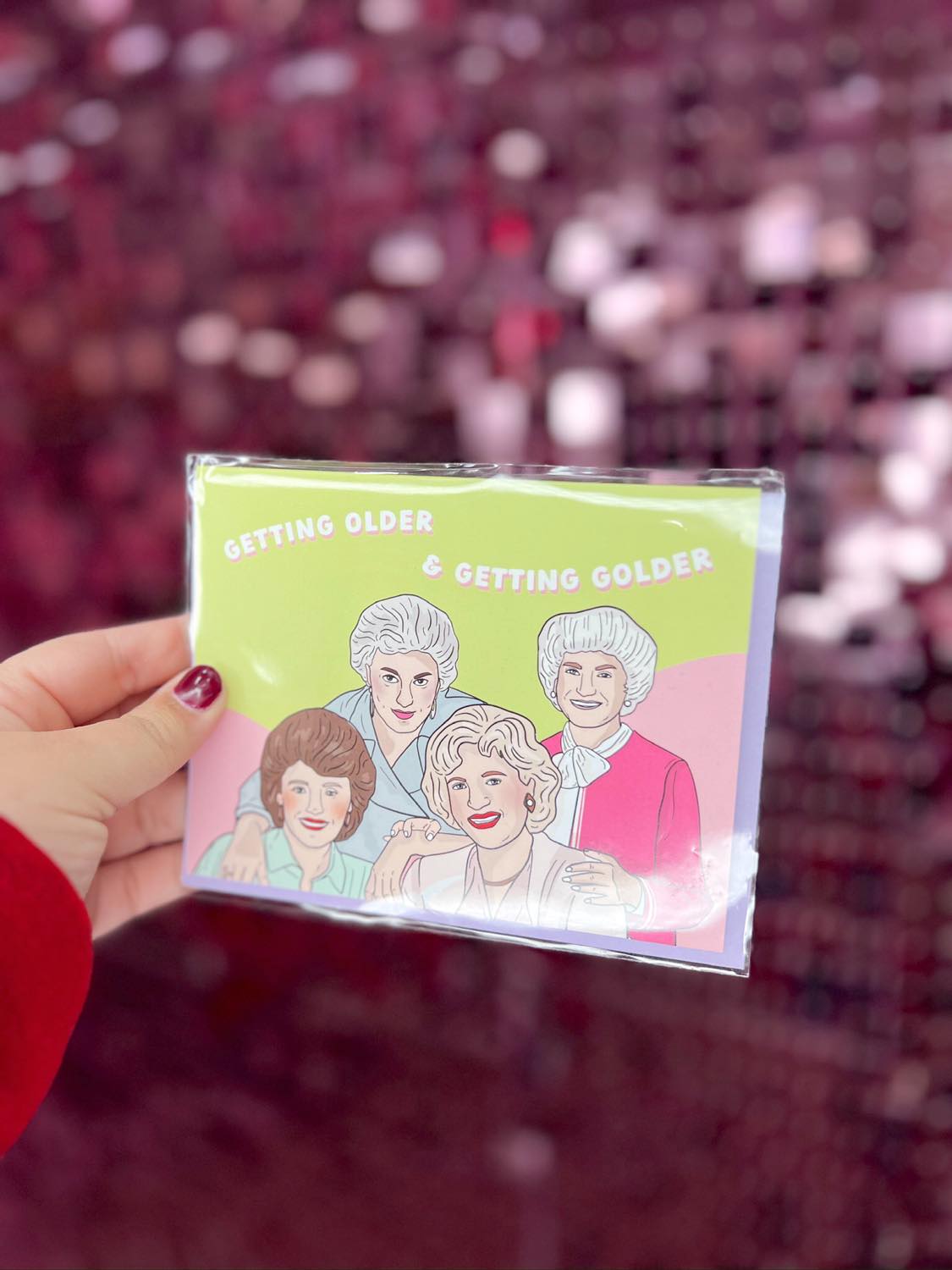 Older & Golder Funny Birthday Card