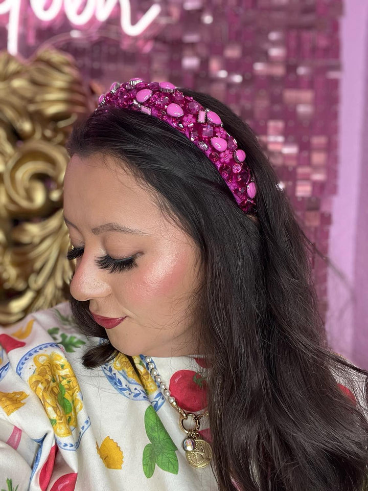 Sparkle Fuschia Headband