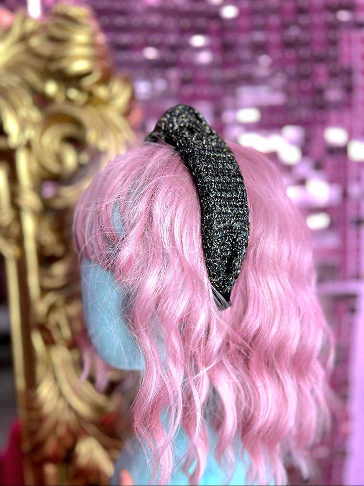 The Lurex Kylie Knotted Headband
