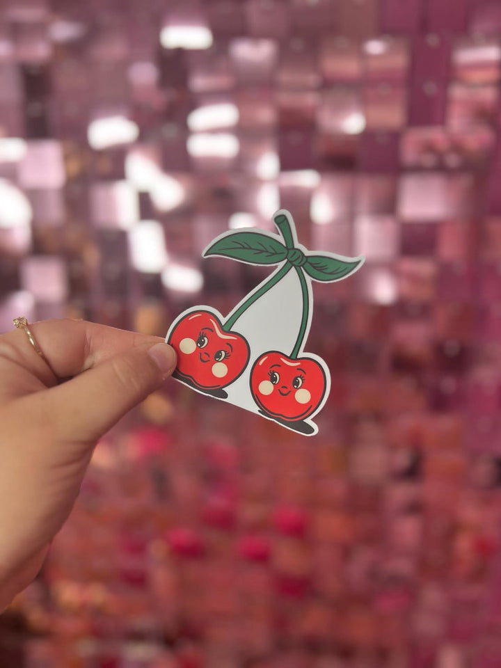 Vintage Cherry Sticker