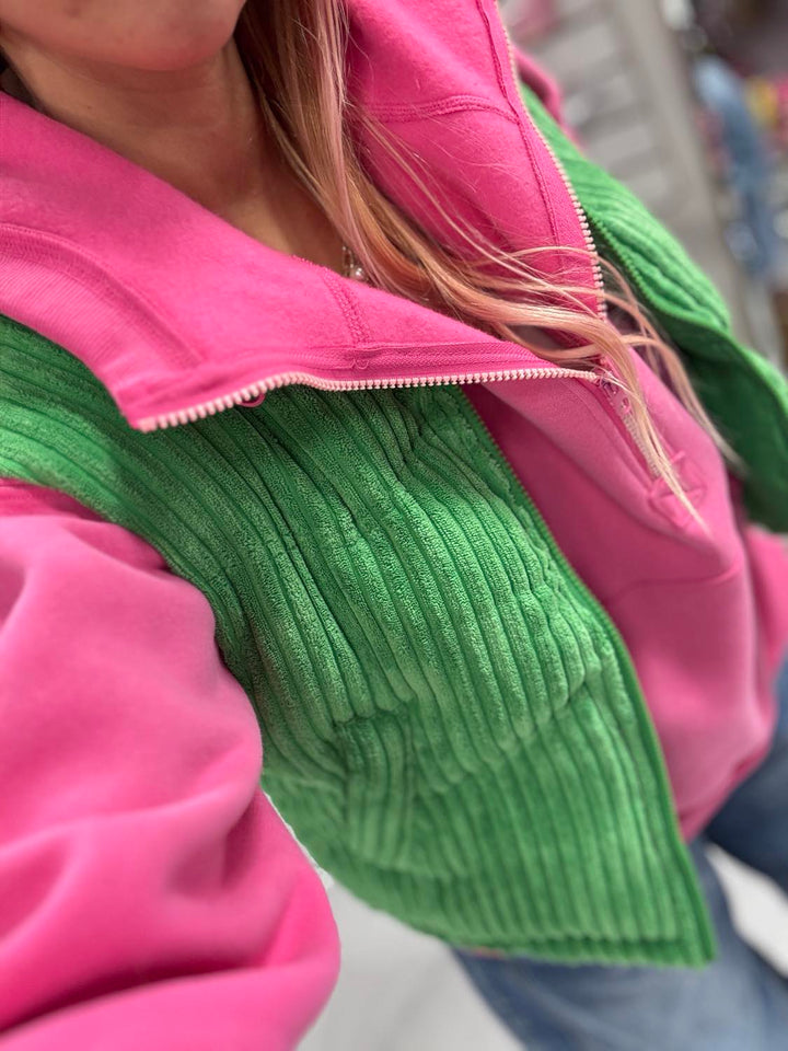 Ashlee Ribbed Puffer Vest