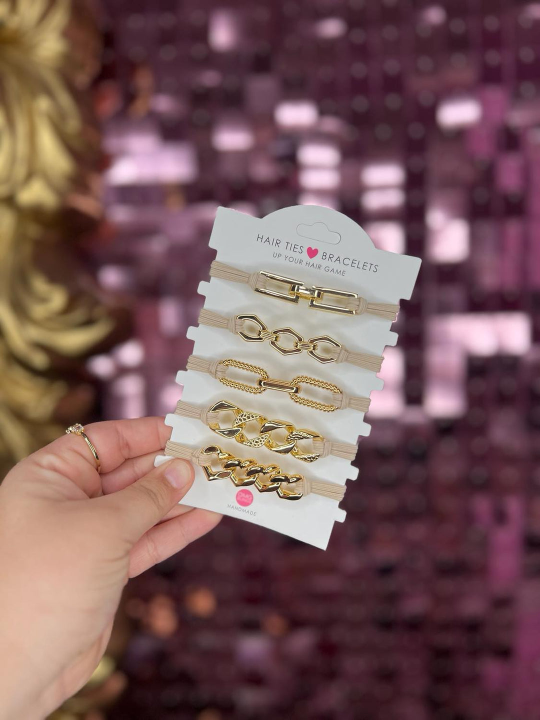 Unwritten Love Hair Tie Bracelet Set