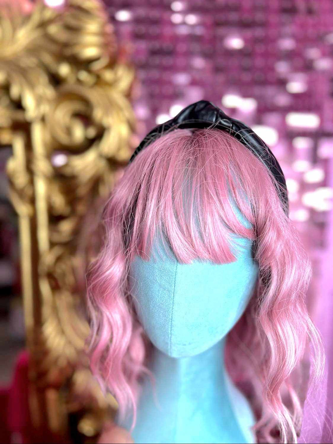 Knotted Faux Leather Headband