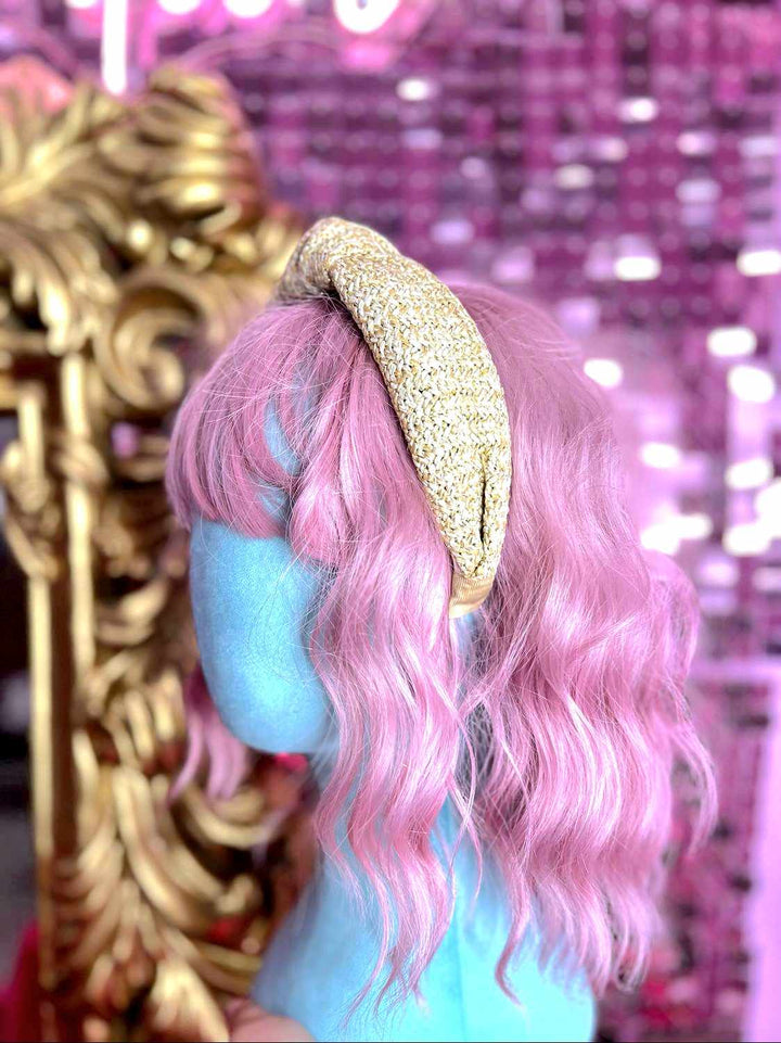 The Lurex Kylie Knotted Headband