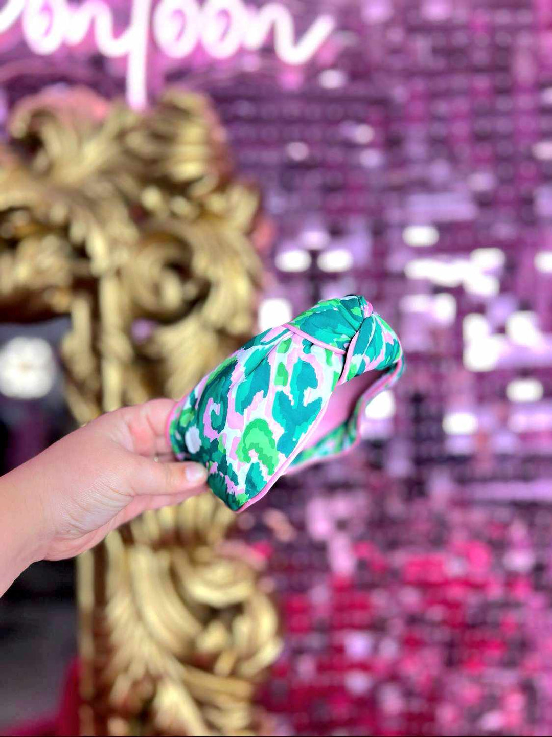 Watercolor Knotted Headband