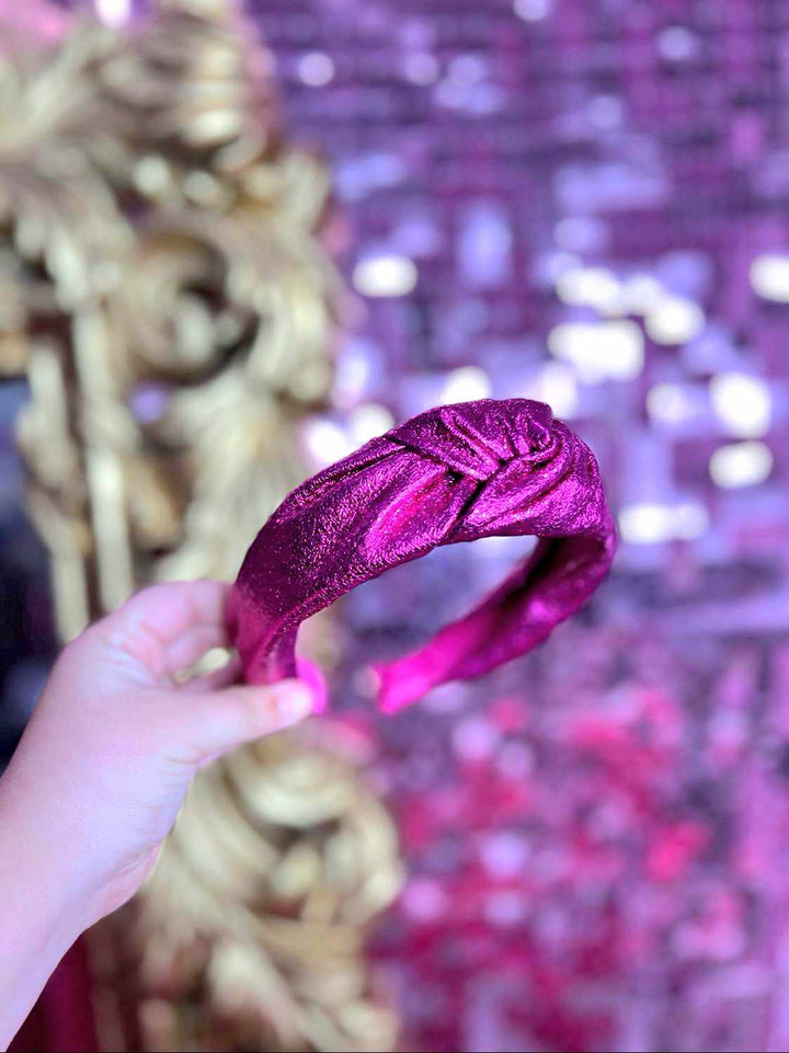 The Roxy Metallic Knotted Headband