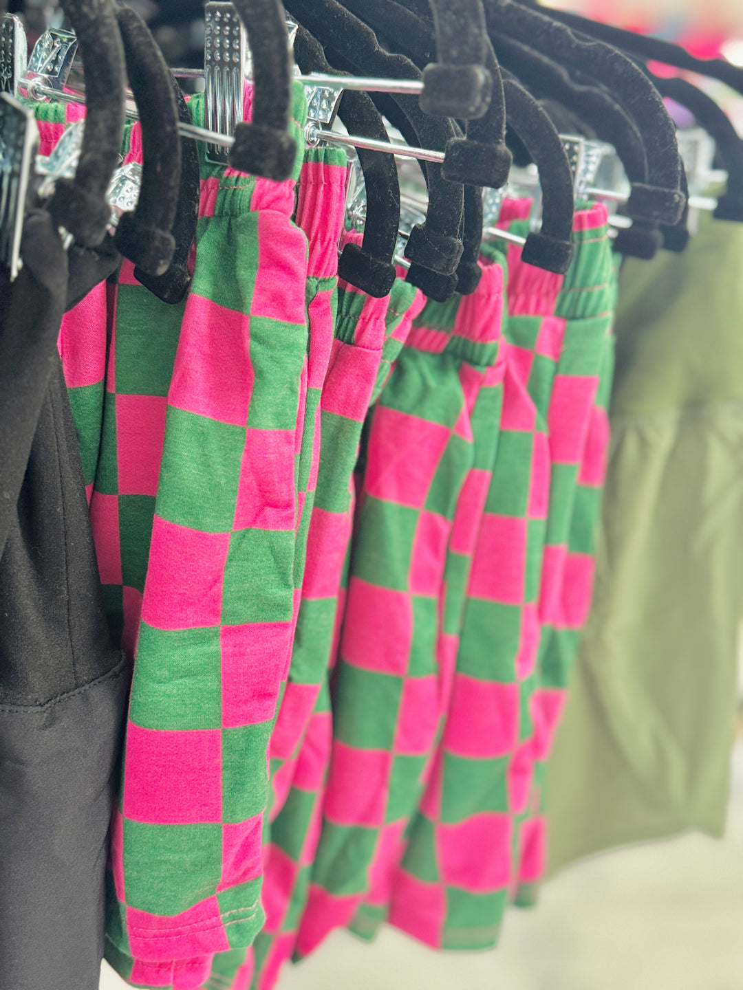 The Jade Checkered Shorts