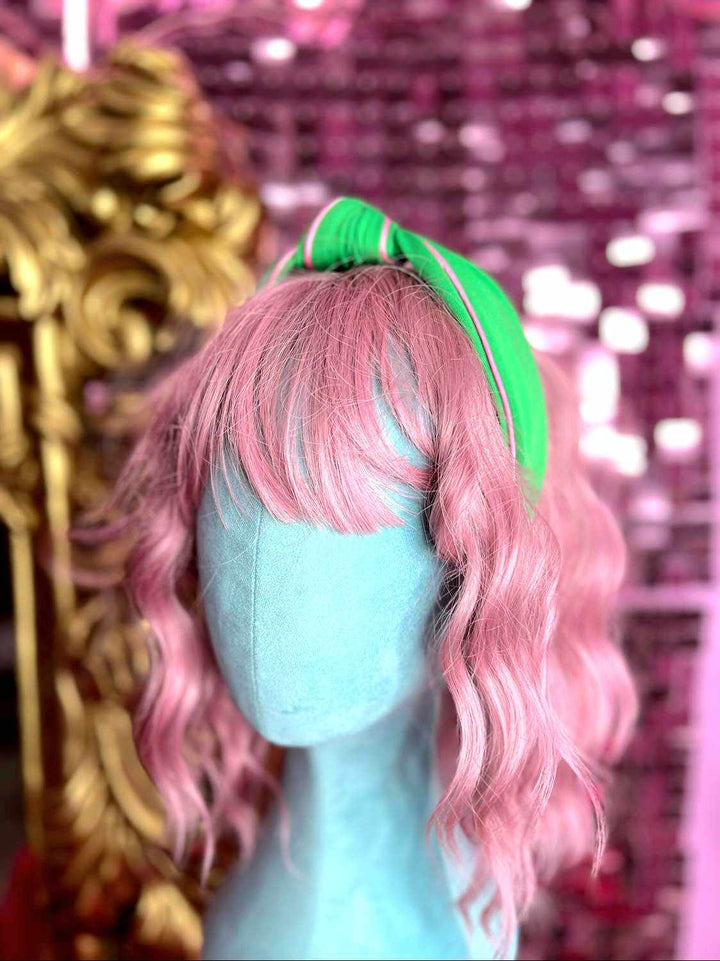 The Tory Green Knotted Headband