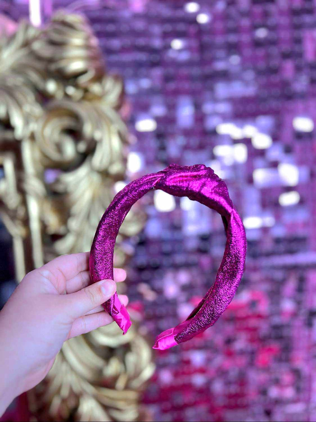 The Roxy Metallic Knotted Headband