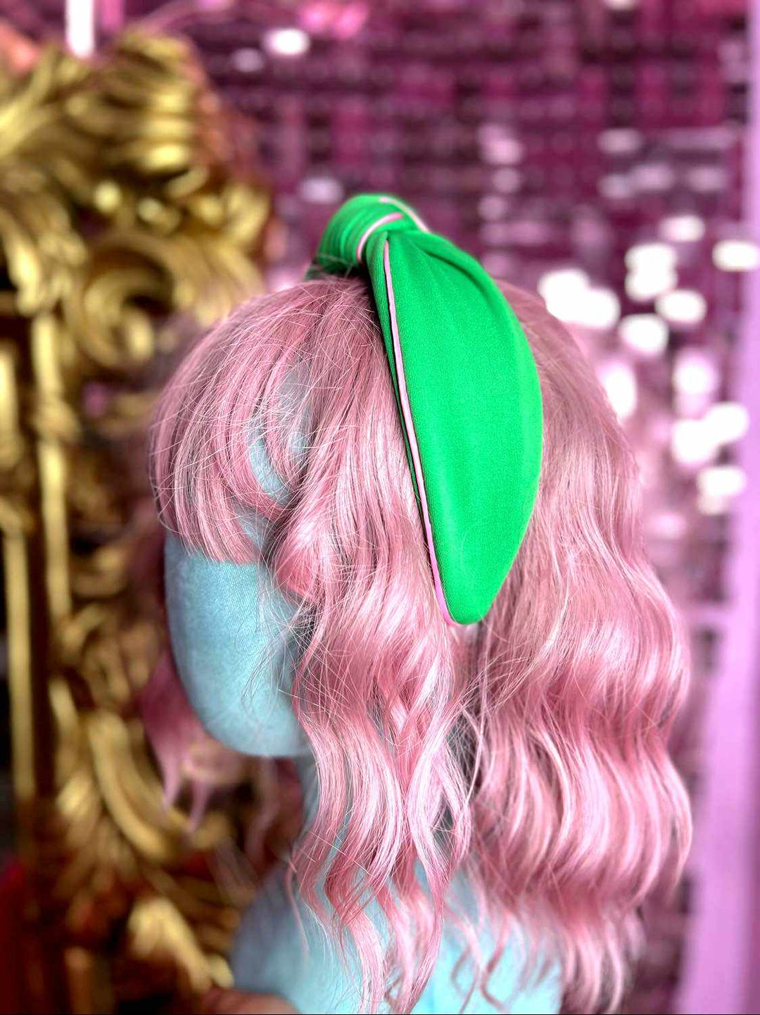 The Tory Green Knotted Headband