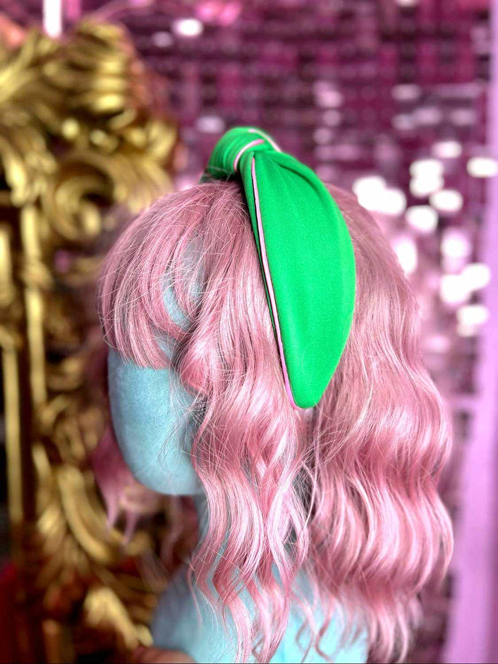 The Tory Green Knotted Headband
