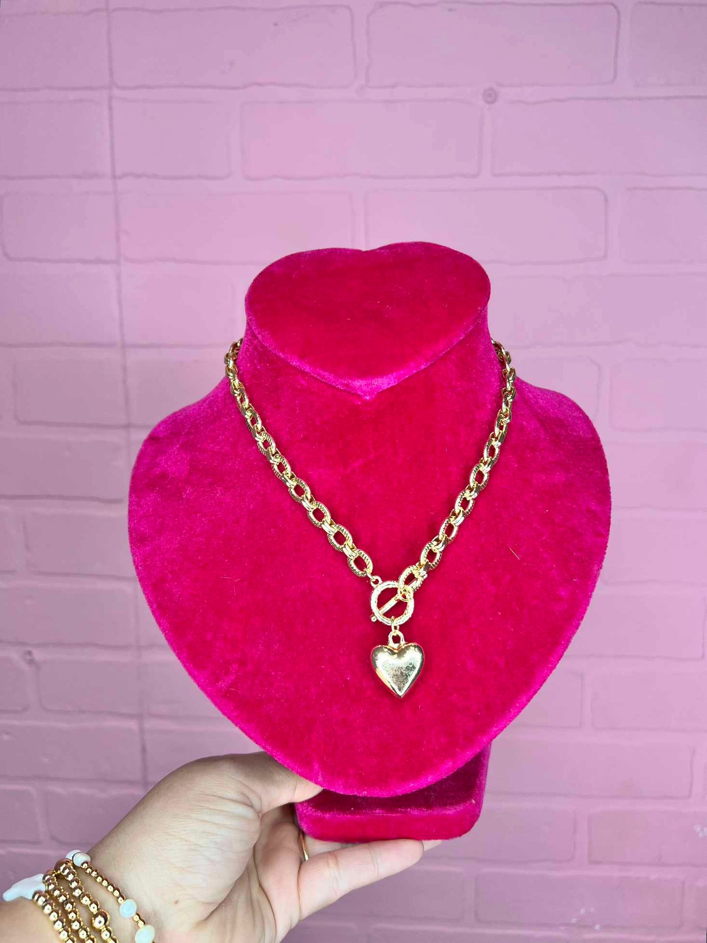 The Carolina Heart Charm Necklace