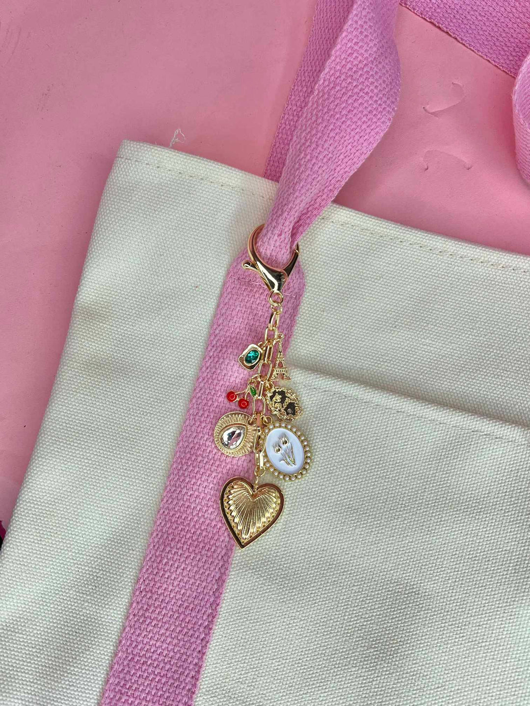 The Paris Bag Charm Keychain