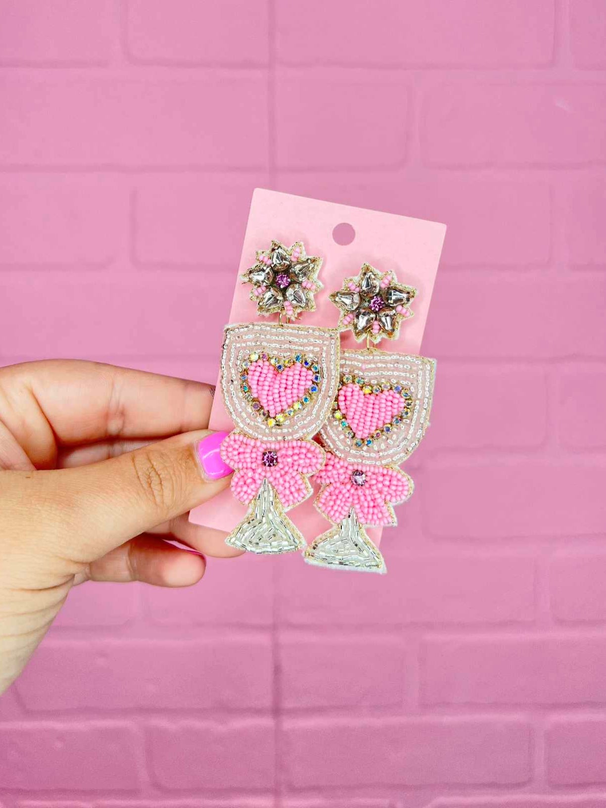 Just A Sip Earrings