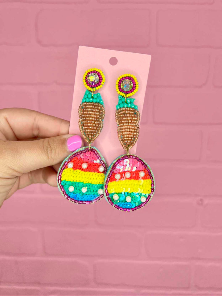 Spring Days Beaded Earrings