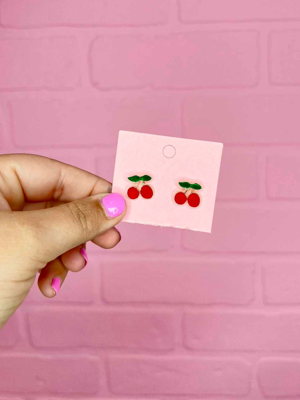 Cherry Stud Earrings