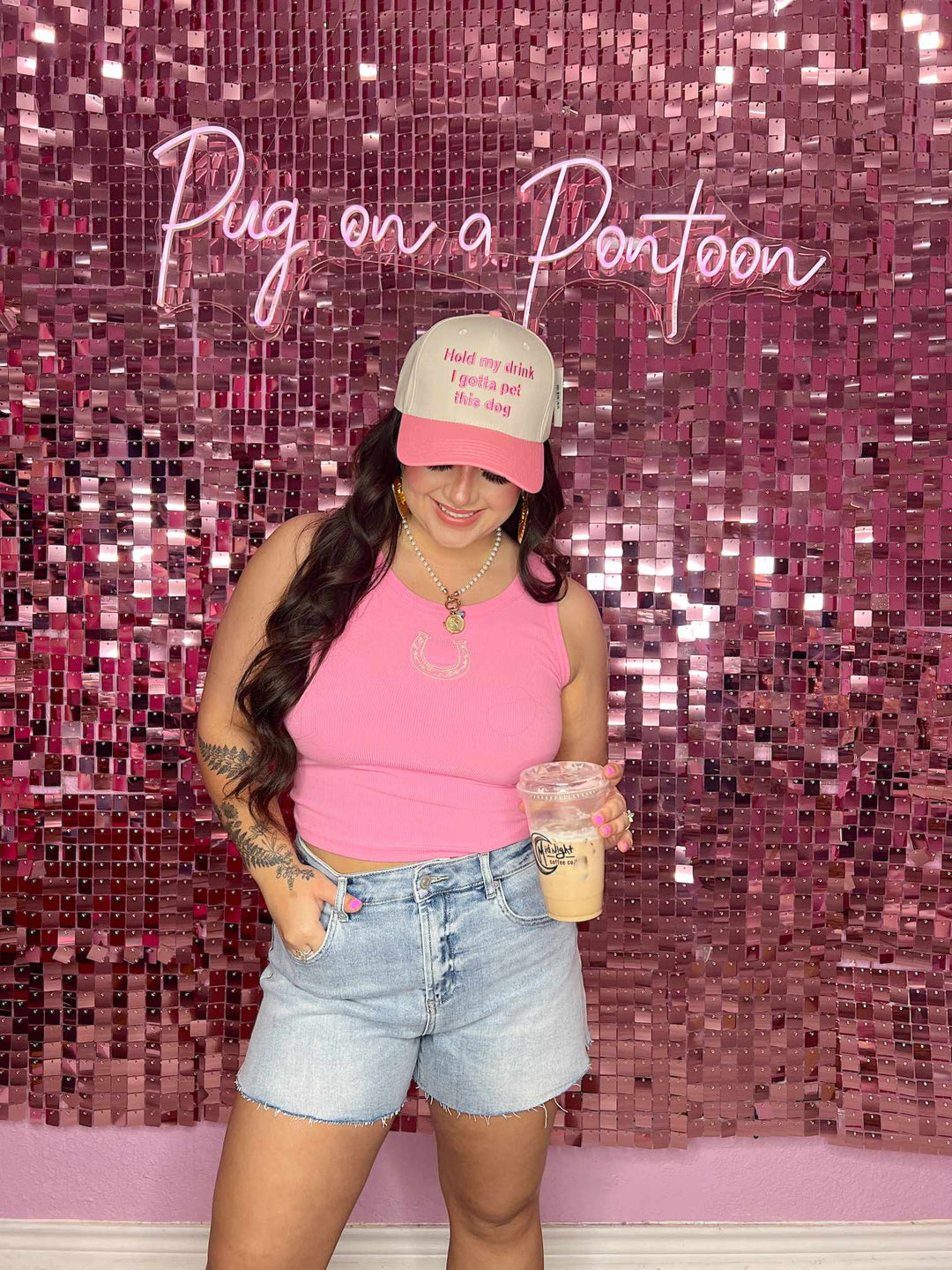 Horseshoe Embroidered Tank