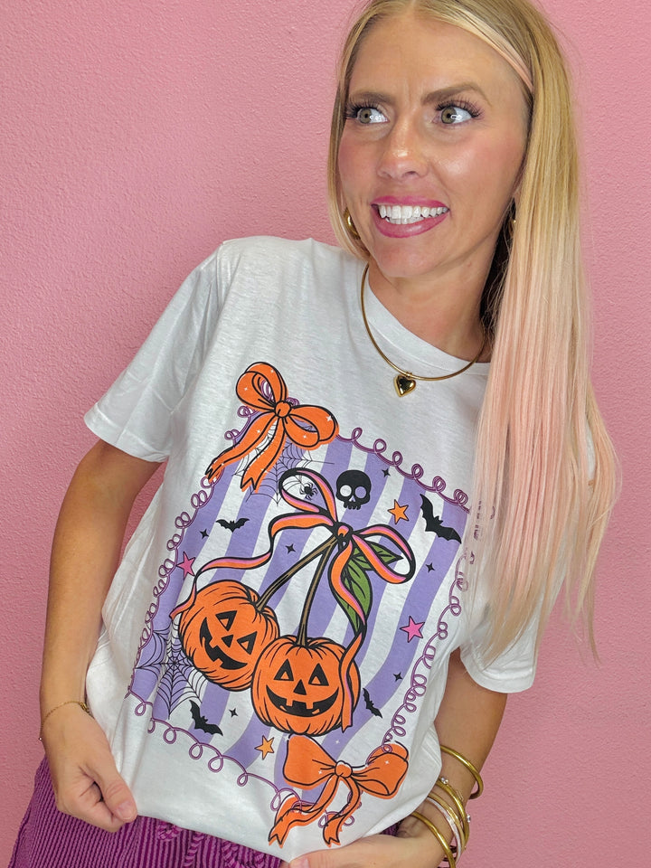 Pumpkin Cherry Graphic Tee