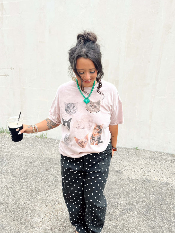 Purr-fectly Vintage Cat Tee