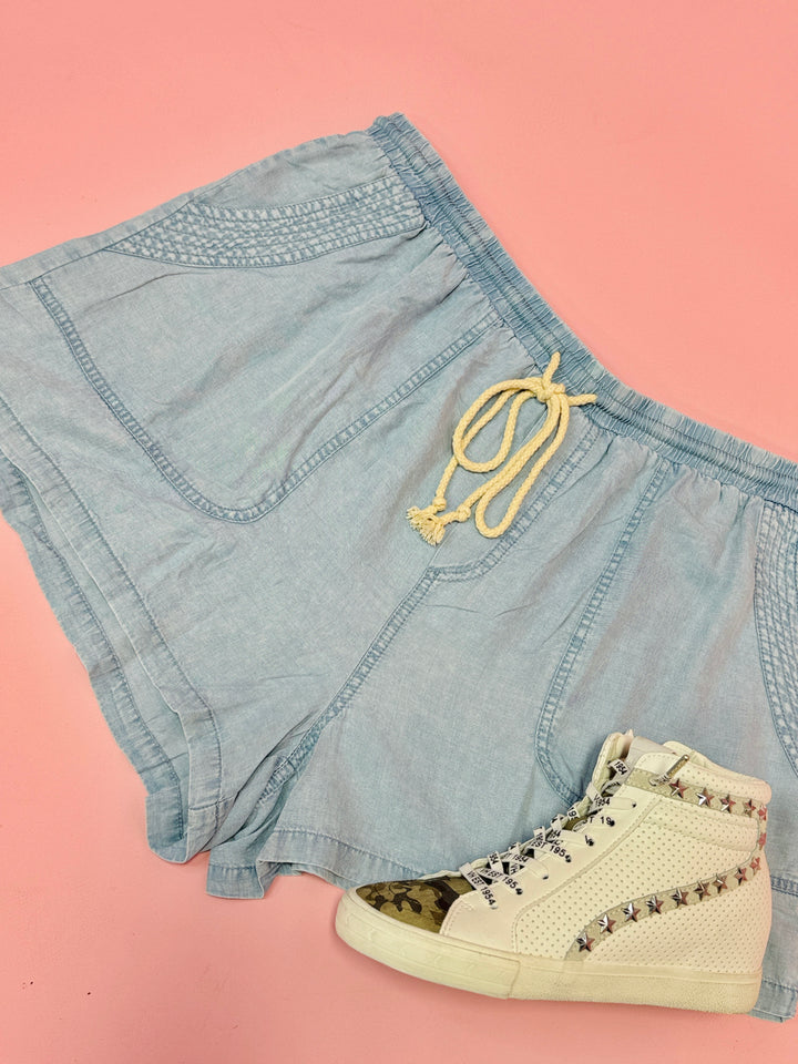 The Chambray Vanessa Denim Shorts