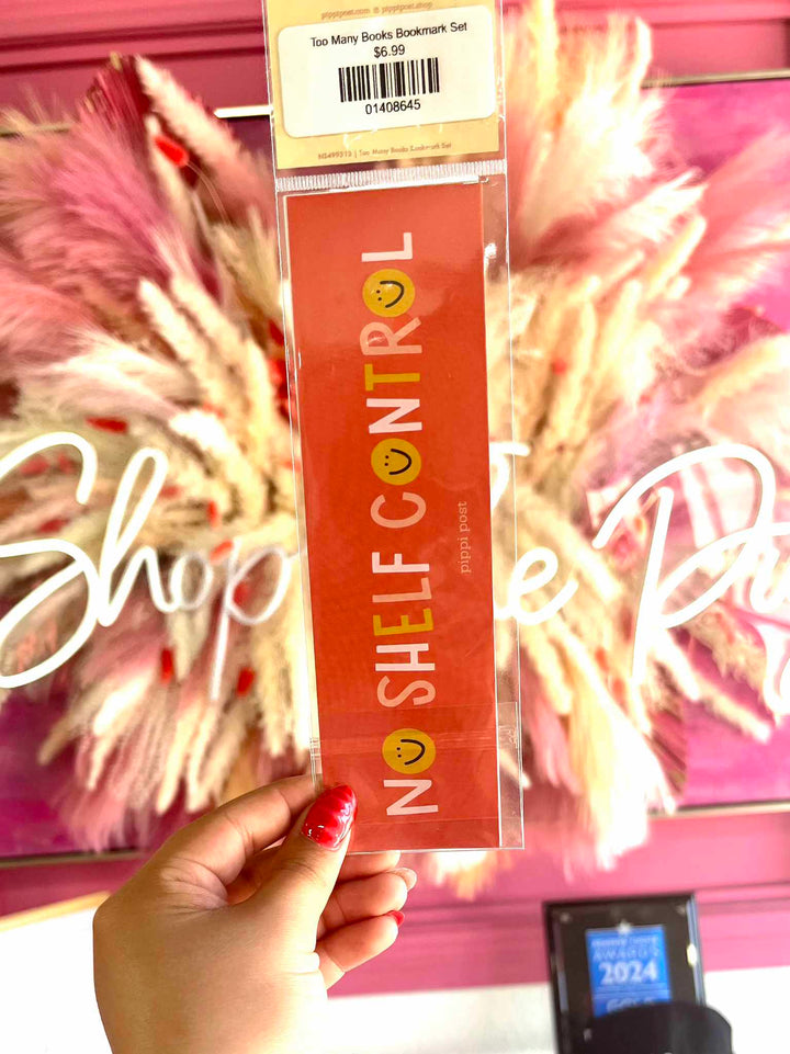 Too Many Books Bookmark Set
