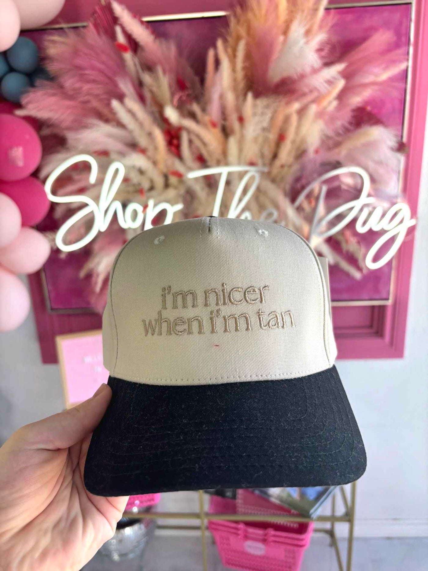 I'm Nicer When I'm Tan Trucker Hat