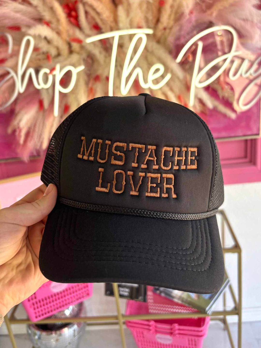 Mustache Lover Western Trucker Hat