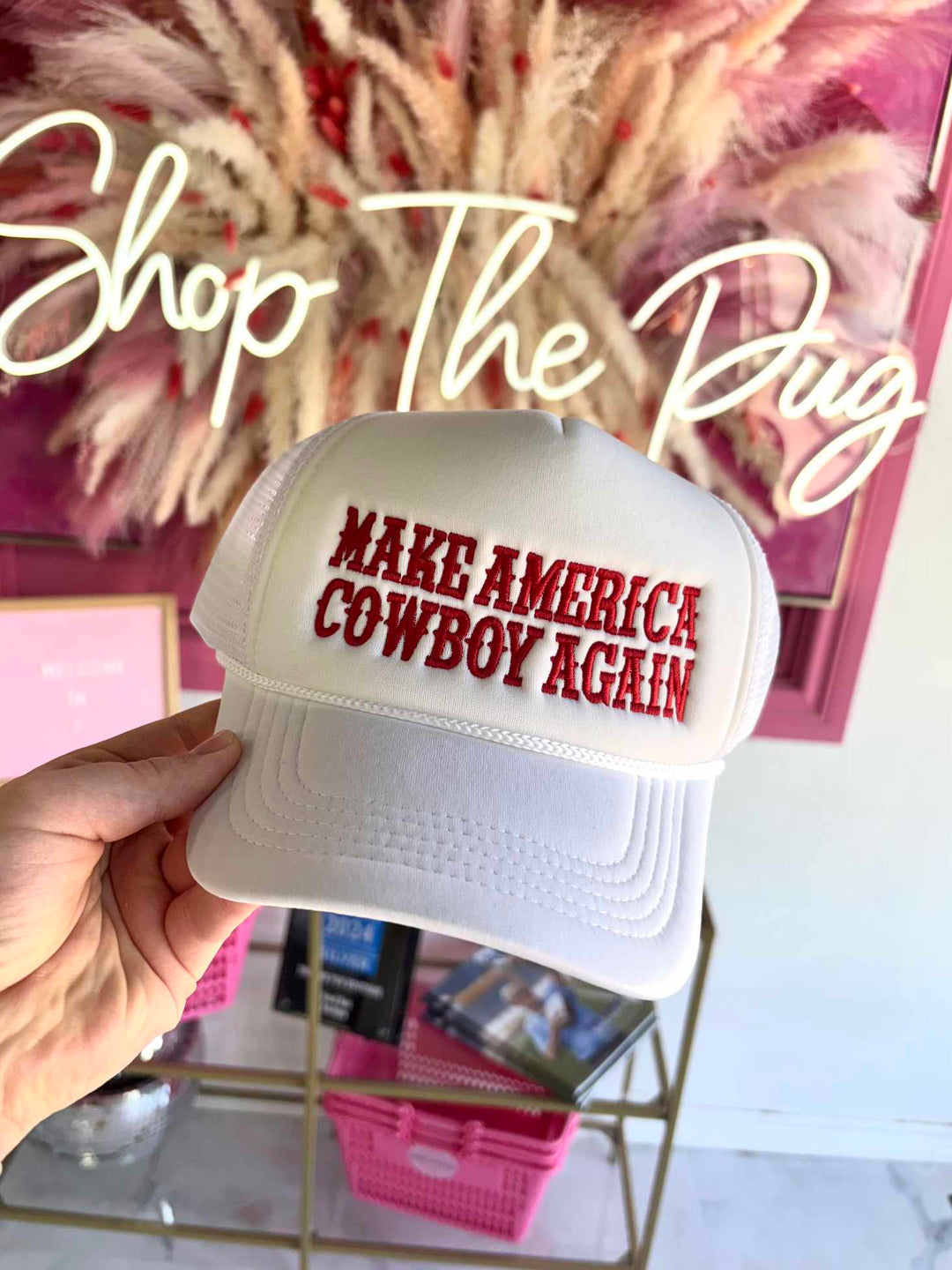 Make America Cowboy Again Trucker Hat