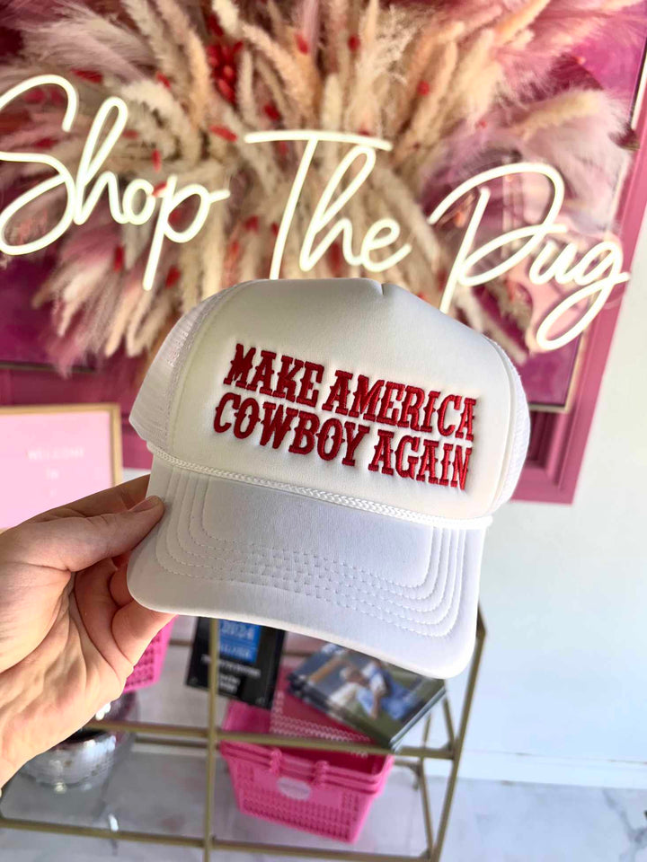 Make America Cowboy Again Trucker Hat