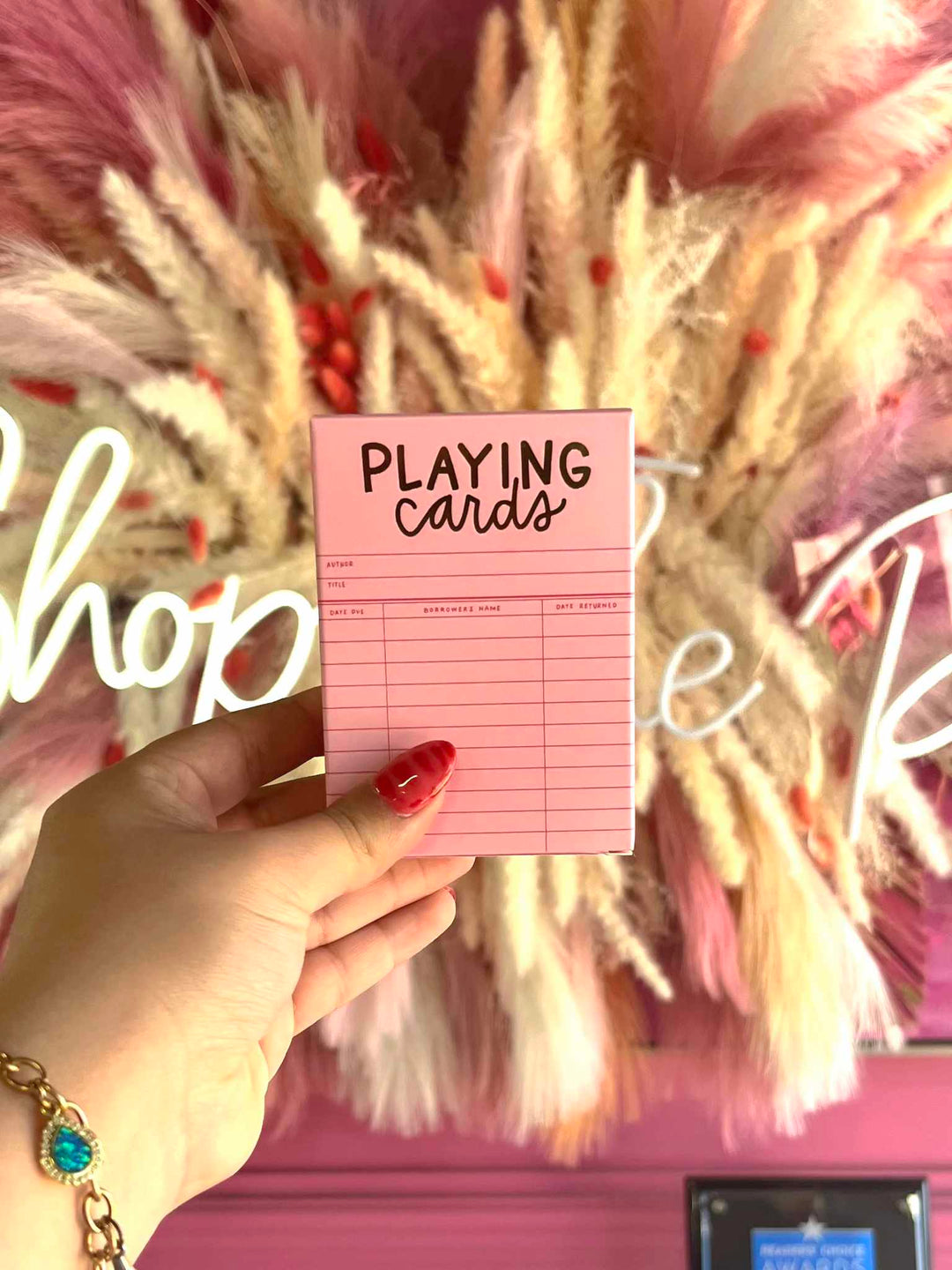 Pink Deck Of Playing Cards