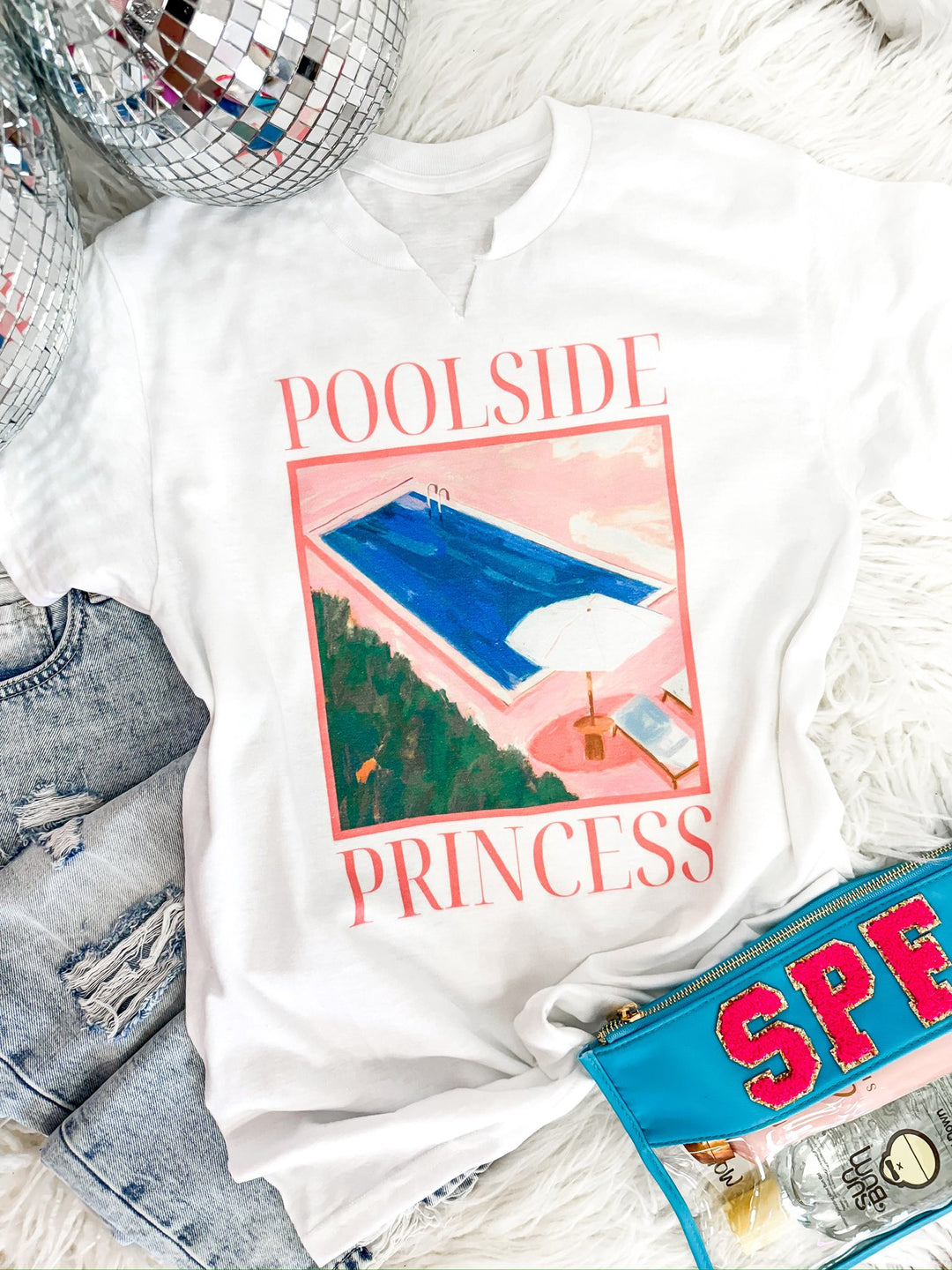 Poolside Princess Graphic Tee