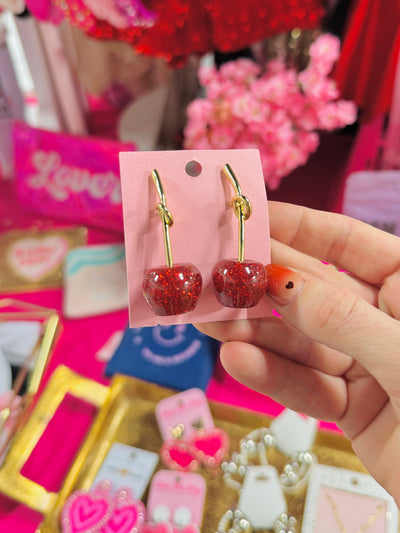Cherry Twist Earrings