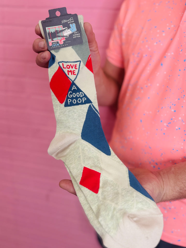 Love Me A Good Poop Men's Socks