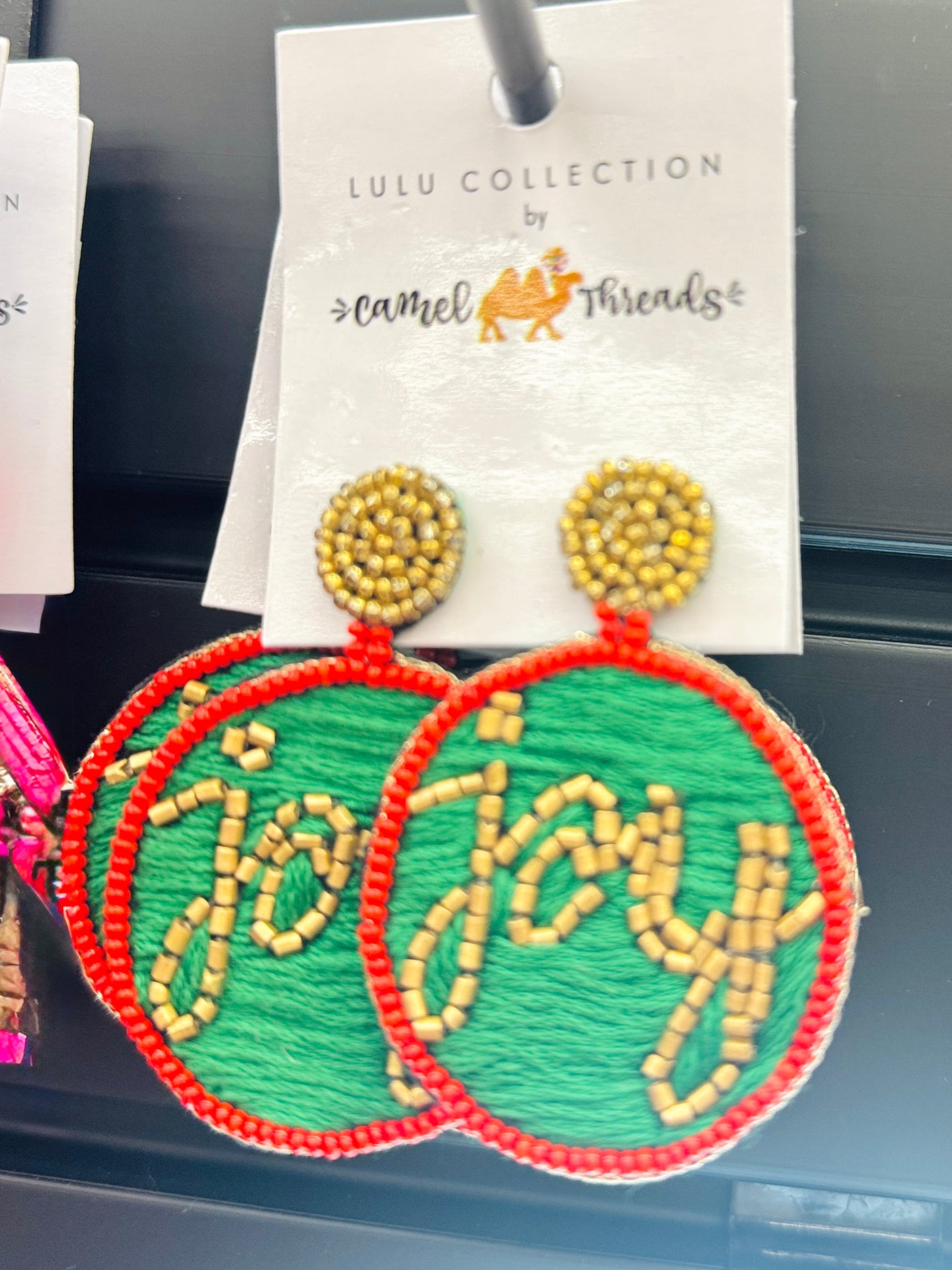 Joy To World Beaded Earrings