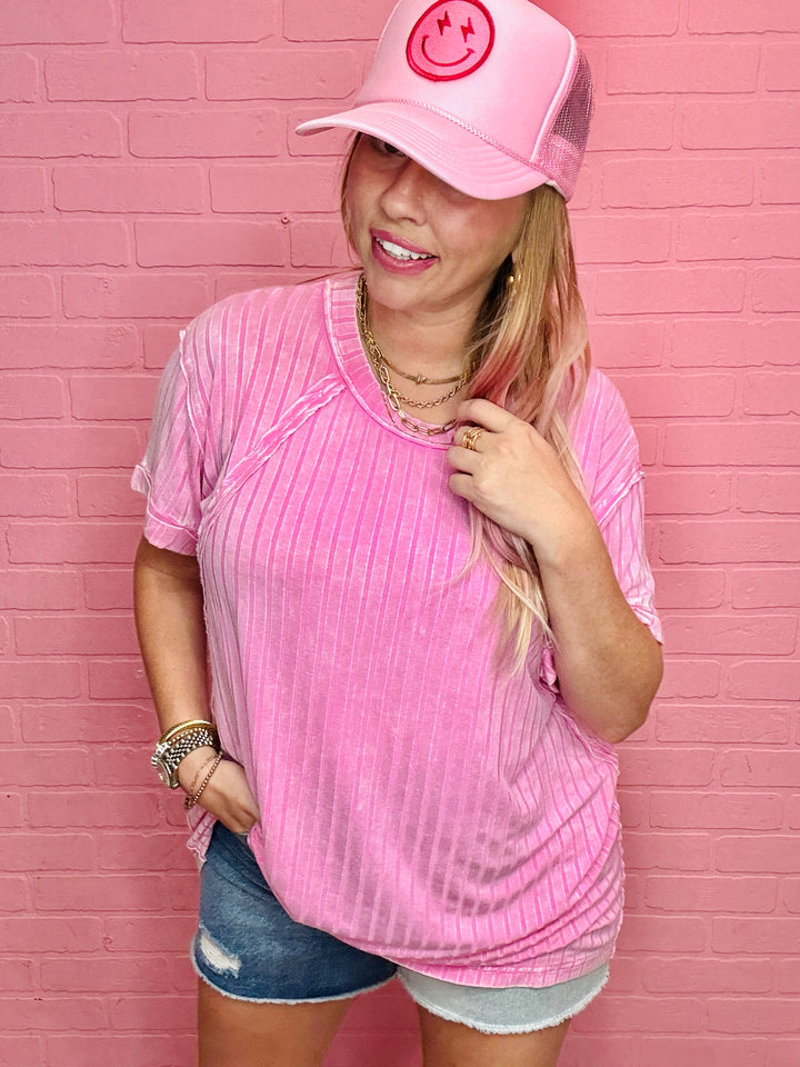 The Ribbed Stephanie Top