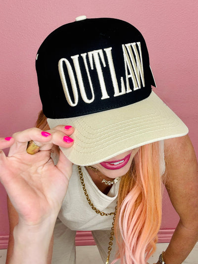 Outlaw Embroidered Trucker Hat