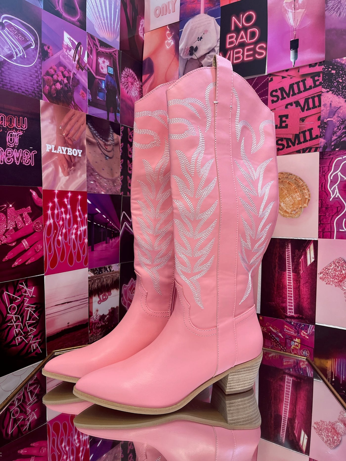 Pixie Pink Western Boots