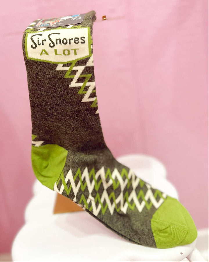 Sir Snores Alot Men's Socks