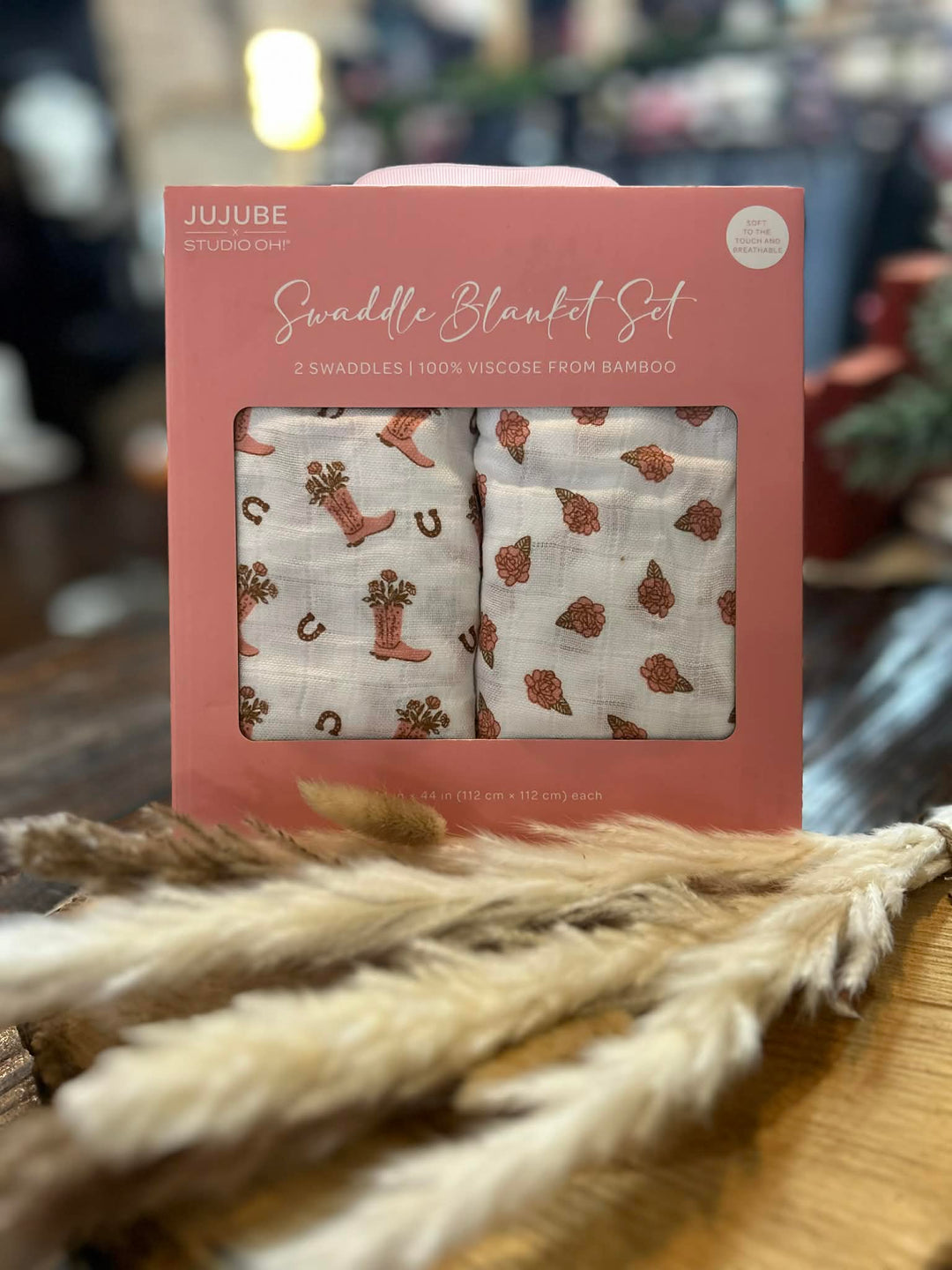 Bloomin Boot Swaddle Blanket Set