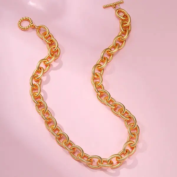 18K Stainless Steel Chunky Chain Necklace