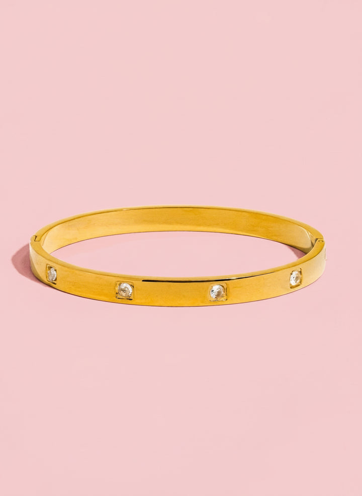 The Neil 18K Classic Bangle
