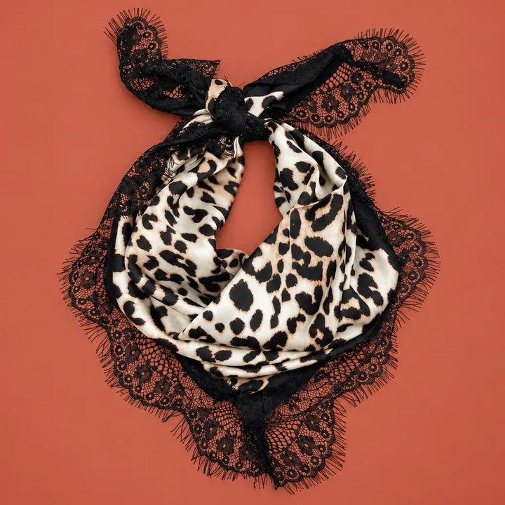 The Brooklyn Lace Trim Scarf