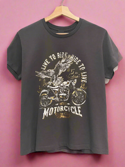 Live To Ride Graphic Tee