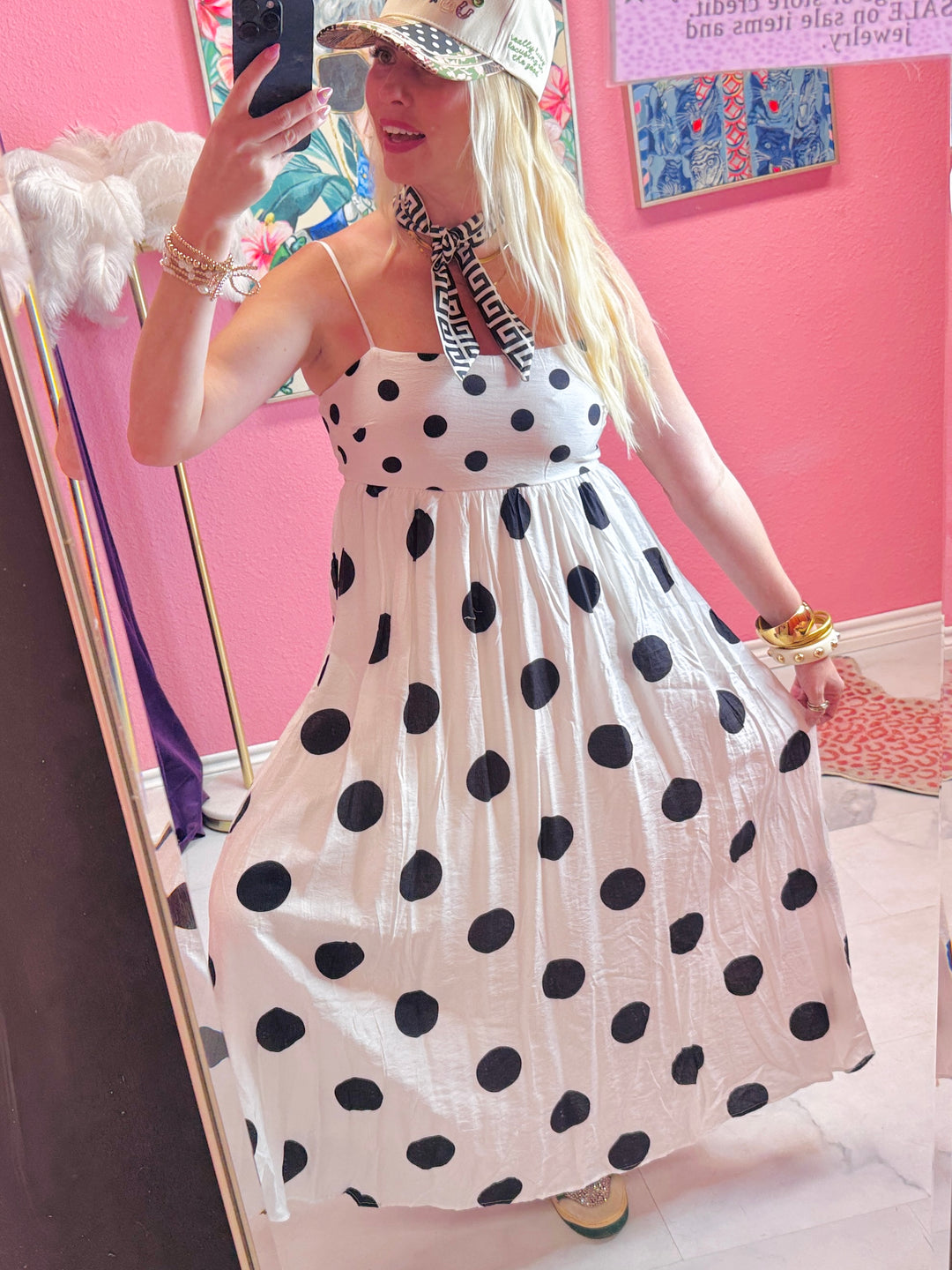 Empire Polka Dot Dress
