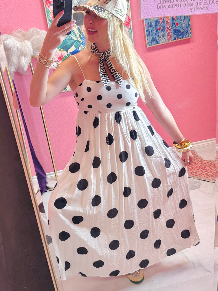 Empire Polka Dot Dress