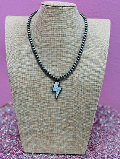The Callie Lightning Bolt Necklace