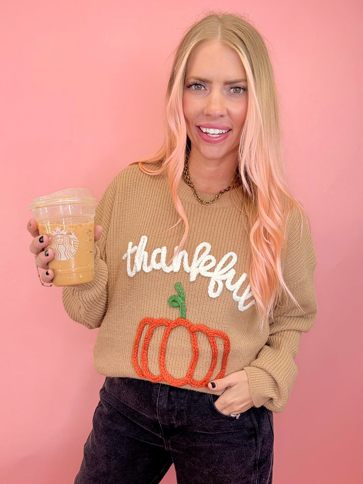 Thankful Pumpkin Sweater
