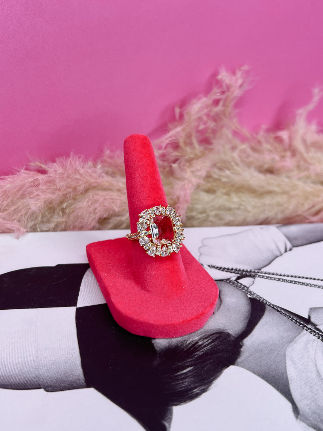 Stellar Golden Crystal Ring